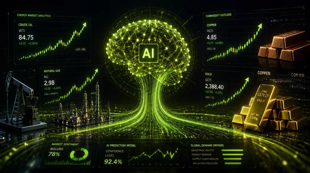 Danelio AI analyzing commodity market data